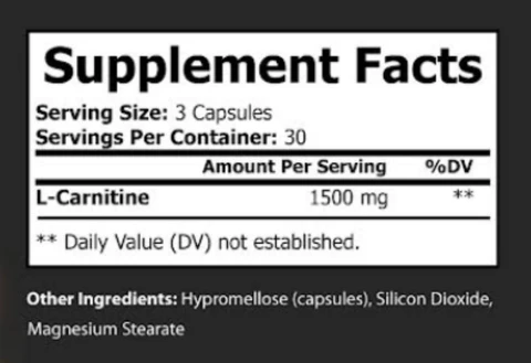 l carnitina dosis pediatrica L-Carnitine Tartrate